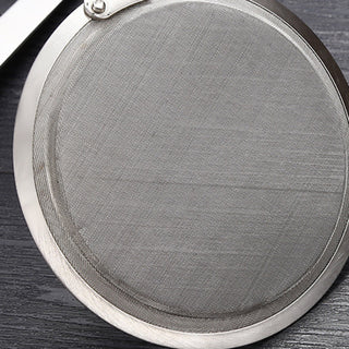 Filter Scoop Stainless Steel Fat Skimmer Spoon Fine Mesh Strainer Food Strainer With Handle Kitchen Oil Skimmer Strainer FU Alodia Store