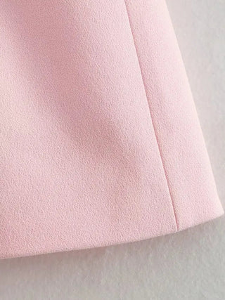 TRAF Green Women's Blazer Tailoring Double Breasted Blazer Alodia Store