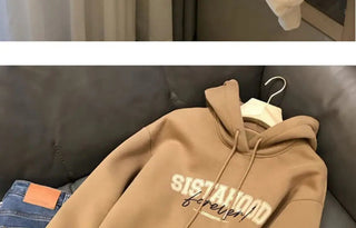 New in Hoodies & Sweatshirts Retro Women 2023 Pullover Y2k Fashion Korea Cute Tops Vintage Clothes Winte Korean Style Longsleeve Alodia Store