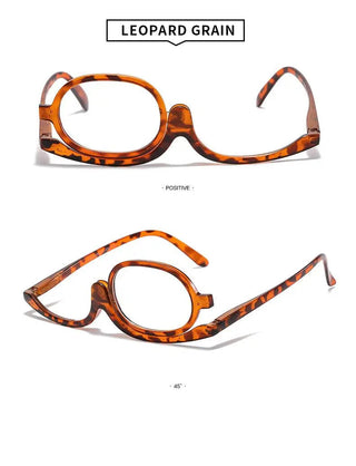 Women Magnifying Glasses Makeup Reading Glass Folding Eye Make Up Reading Glass PC Frame +1.0~+4.0 Resin Lens gafas de sol Alodia Store