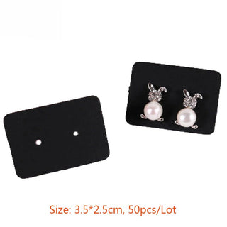 Fashion Wood Jewelry Display Necklace Charms Jewelry Display Tray Pendant Earrings Card Style Pendant Display Card Alodia Store
