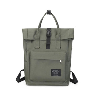 Women External USB Charge Backpack Nylon Rucksack ALODIA STORE
