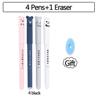 30 Pcs/set 0.35mm Kawaii Erasable Pens for Writing Notebooks Girls Cute alodia store