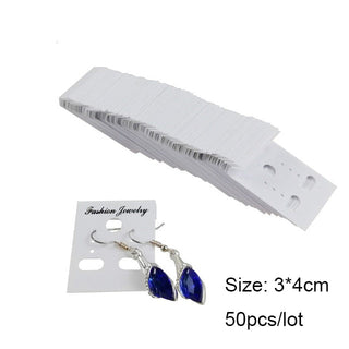 Fashion Wood Jewelry Display Necklace Charms Jewelry Display Tray Pendant Earrings Card Style Pendant Display Card Alodia Store