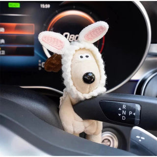 Disney Wallace Gromit Cartoon Plush Toy Halloween Gift Car Decoration Doll Pilot Claw Shaped Turn Signal Alodia Store