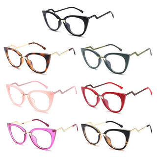 1Pc Anti Blue Light Blocking Cat Eye Oculos Mujer Glass Women Brand Fashion Designer Optical Eyeglasses Frame Classic Eyewear Alodia Store