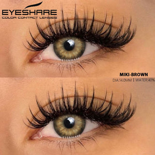 EYESHARE 1 Pair Natural Color Lens Eyes Yearly Color Contact Lenses for Eyes Beauty Contact Lenses Eye Cosmetic Color Lens Eyes Alodia Store