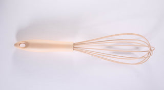 Manual Egg Beater Pp Handle Egg Blender Handheld Silicone Stainless Steel Stirring Rod Household Kitchen Baking Tools Alodia Store