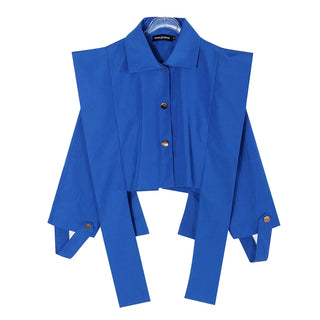 DEAT 2023 Autumn Women's Coat New Fashion Turn-down Collar Solid Alodia Store