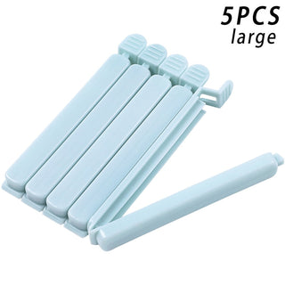 5Pcs Food Bag Clips Househould Food Snack Storage Sealing Bag Clips Sealer Clamp Kitchen Tool Sealing Clip Gadgets Kitchen Tools Alodia Store