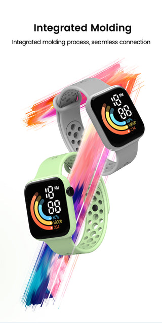 Child Watch Ultra Light LED Digital Watch for Kids Boy Girl Sports Military Silicone Wristband Electronic Clock relogio infantil Alodia Store