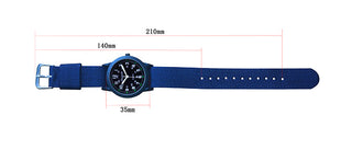 Chaoyada Children Boys Girls 24hours Canvas Luminous Pointer Quartz Wristwatches Kids Students Military Waterproof Watches Alodia Store
