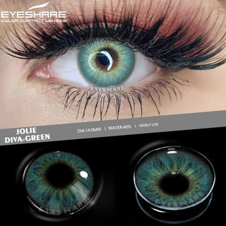 EYESHARE Eye Contacts 1pair YUCCA Series Gray Color Lenses Colored Contact Lens Beauty Eyes Cosmetic Eyecontact Contactlen Alodia Store