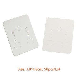Fashion Wood Jewelry Display Necklace Charms Jewelry Display Tray Pendant Earrings Card Style Pendant Display Card Alodia Store