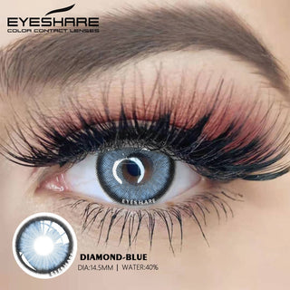 EYESHARE Natural Color Lens Eyes 2pcs Color Contact Lenses For Eye Blue Beauty Contact Lenses Eye Yearly Cosmetic Color Lens Alodia Store