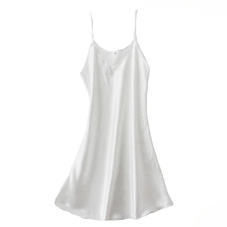 Dress Silk Satin Home Service Summer Nighty Alodia Store