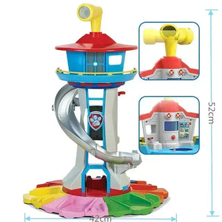 Paw Patrol Tower Toy Set Kids Lookout Vehicle Patrulla Canina Model Kids Birthday Gifts Alodia Store