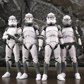 Star Wars 104th 212th 442nd 332nd 501st 6" Action Figure ARC ARF Trooper Shock Asohka Commander Phase 2 Episode II Clone Toys Alodia Store