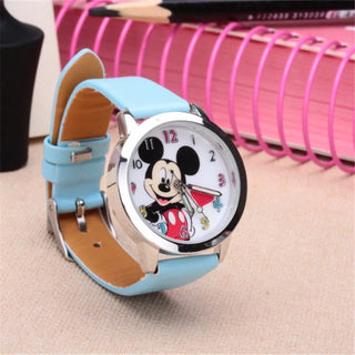 8 Candy Colors Fashion Colorful Watch Girls Children Cartoon Clock Mickey Cute Watches Lovely Relogio Kids Watches Men Reloj Alodia Store