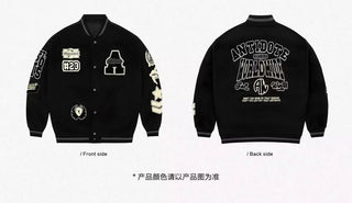 2024 New American hip-hop letter bomber embroidered Y2K coat Alodia Store