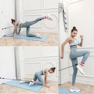 Gym Ankle Straps Double D-Ring Adjustable Neoprene Padded Cuffs Ankle Weight Leg Training Brace Support Sport Safety Abductors Alodia Store