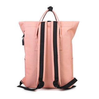 Women External USB Charge Backpack Nylon Rucksack ALODIA STORE