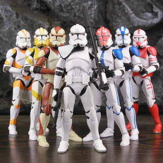 Star Wars 104th 212th 442nd 332nd 501st 6" Action Figure ARC ARF Trooper Shock Asohka Commander Phase 2 Episode II Clone Toys Alodia Store