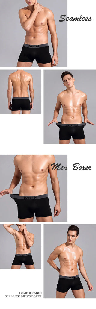 2023 Men's Panties  Seamless Sexy Underwear Pack Men Boxer Men's Clothing Boxers Underwear Men Alodia Store