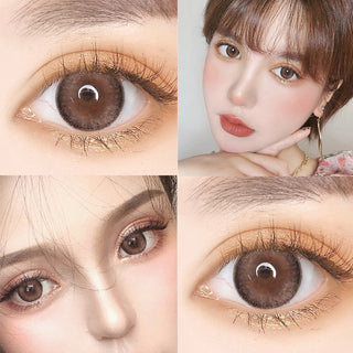 UYAAI Color Contact Lenses for Eyes Annual Colored Black Lenses 1Pair Eye Contacts Pupils Color Lens Natural Eyes Contact Lens Alodia Store