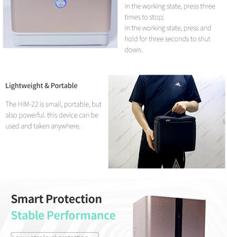 Bluevida 99.99% High Purity Hydrogen Inhalation Machine Low Noise Make Hydrogen Water H2 Inhalation Generator SPE/PEM 150ml/m alodia store