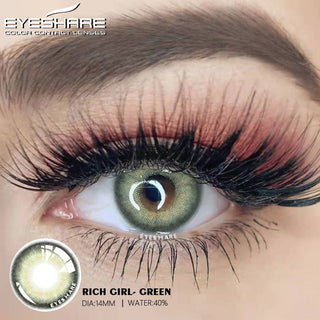 EYESHARE Natural Color Lens Eyes 2pcs Color Contact Lenses For Eye Blue Beauty Contact Lenses Eye Yearly Cosmetic Color Lens Alodia Store