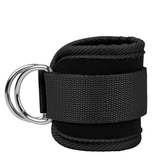 Gym Ankle Straps Double D-Ring Adjustable Neoprene Padded Cuffs Ankle Weight Leg Training Brace Support Sport Safety Abductors Alodia Store