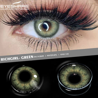 EYESHARE Eye Contacts 1pair YUCCA Series Gray Color Lenses Colored Contact Lens Beauty Eyes Cosmetic Eyecontact Contactlen Alodia Store
