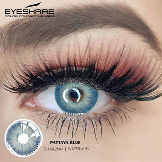 EYESHARE Natural Color Lens Eyes 2pcs Color Contact Lenses For Eye Blue Beauty Contact Lenses Eye Yearly Cosmetic Color Lens Alodia Store