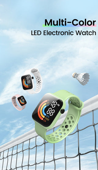 Child Watch Ultra Light LED Digital Watch for Kids Boy Girl Sports Military Silicone Wristband Electronic Clock relogio infantil Alodia Store