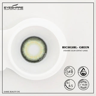 EYESHARE Color Lens Eyes 2pcs Natural Color Contact Lenses For beauty eyes Alodia Store