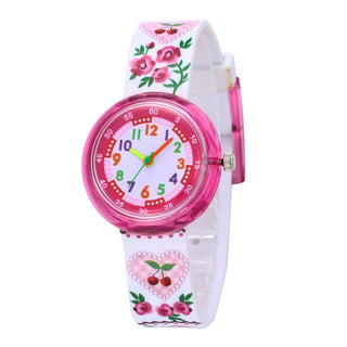Cartoon bee flower watch children fashion casual unicorn pony kids quartz watches for student boys girls clock girl watch Alodia Store