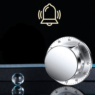 Stainless Steel Kitchen Timer with Magnetic Base Manual Mechanical Cooking Timer Countdown Cooking Tools KitchenTimer Alodia Store