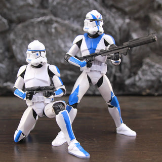Star Wars 104th 212th 442nd 332nd 501st 6" Action Figure ARC ARF Trooper Shock Asohka Commander Phase 2 Episode II Clone Toys Alodia Store