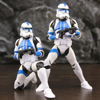 Star Wars 104th 212th 442nd 332nd 501st 6" Action Figure ARC ARF Trooper Shock Asohka Commander Phase 2 Episode II Clone Toys Alodia Store