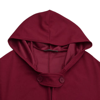 ZANZEA Women Poncho Winter Hooded Open Front Alodia Store