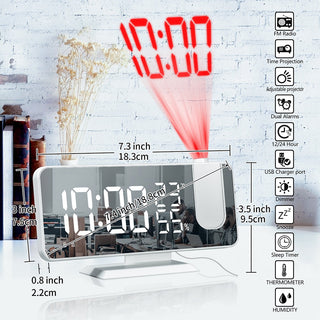 LED Digital Projection Clock ALODIA STORE