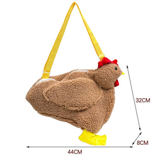 Cartoon Chicken Shoulder Bags ALODIA STORE