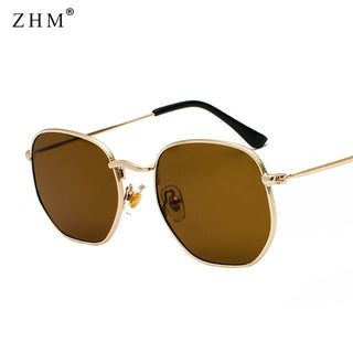 Men's Square Metal Frame Sunglasses ALODIA STORE
