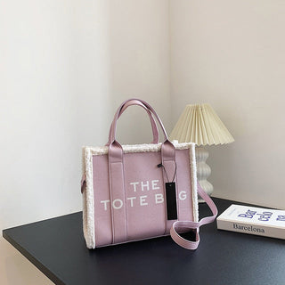 Luxury Designer The Tote Bag for Women Large Capacity Leather Handbags Female ALODIA STORE
