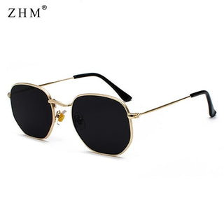 Men's Square Metal Frame Sunglasses ALODIA STORE