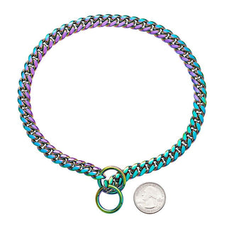 18K Gold Cuban Link Chain Collar for Dogs ALODIA STORE