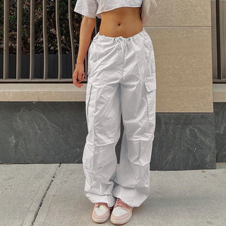 Button Low Waist Women's Denim Pants ALODIA STORE