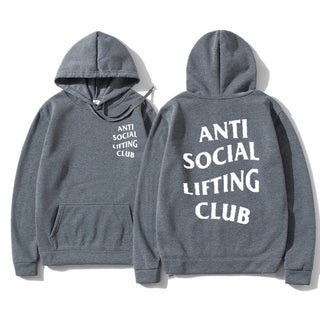 Anti Social Lifting Club Hoodies ALODIA STORE