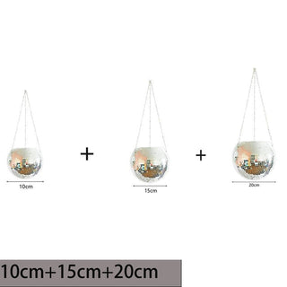 Disco Ball Flower Hanging Vase ALODIA STORE